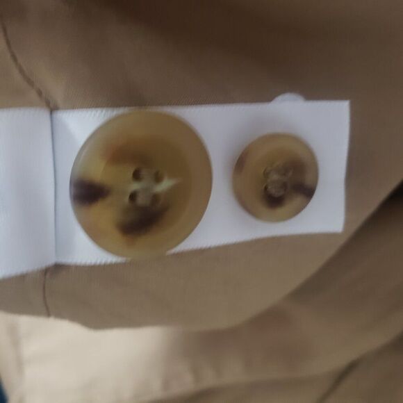 ANA Women's Plus Size Blazer XXL Tan Preppy Office Professional Business Linen - Picture 14 of 14